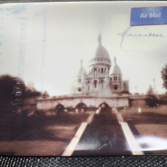 Restoration Hardware Paris Sacré Cœur Basilica Trinket Dish Plate Rectangular - Picture 7 of 11